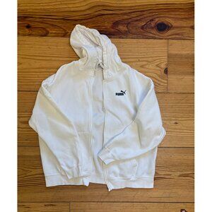 Puma White Hoodie Sweatshirt